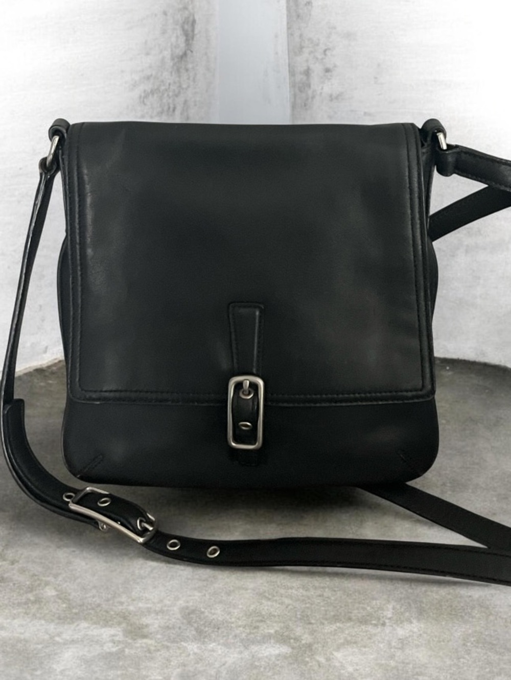 Vintage Coach Legacy Slim Flap over crossbody bag